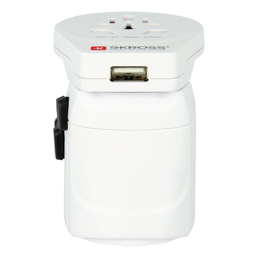 Skross Travel Adapter World PRO USB Earthed 1.302535 Travel Adapter