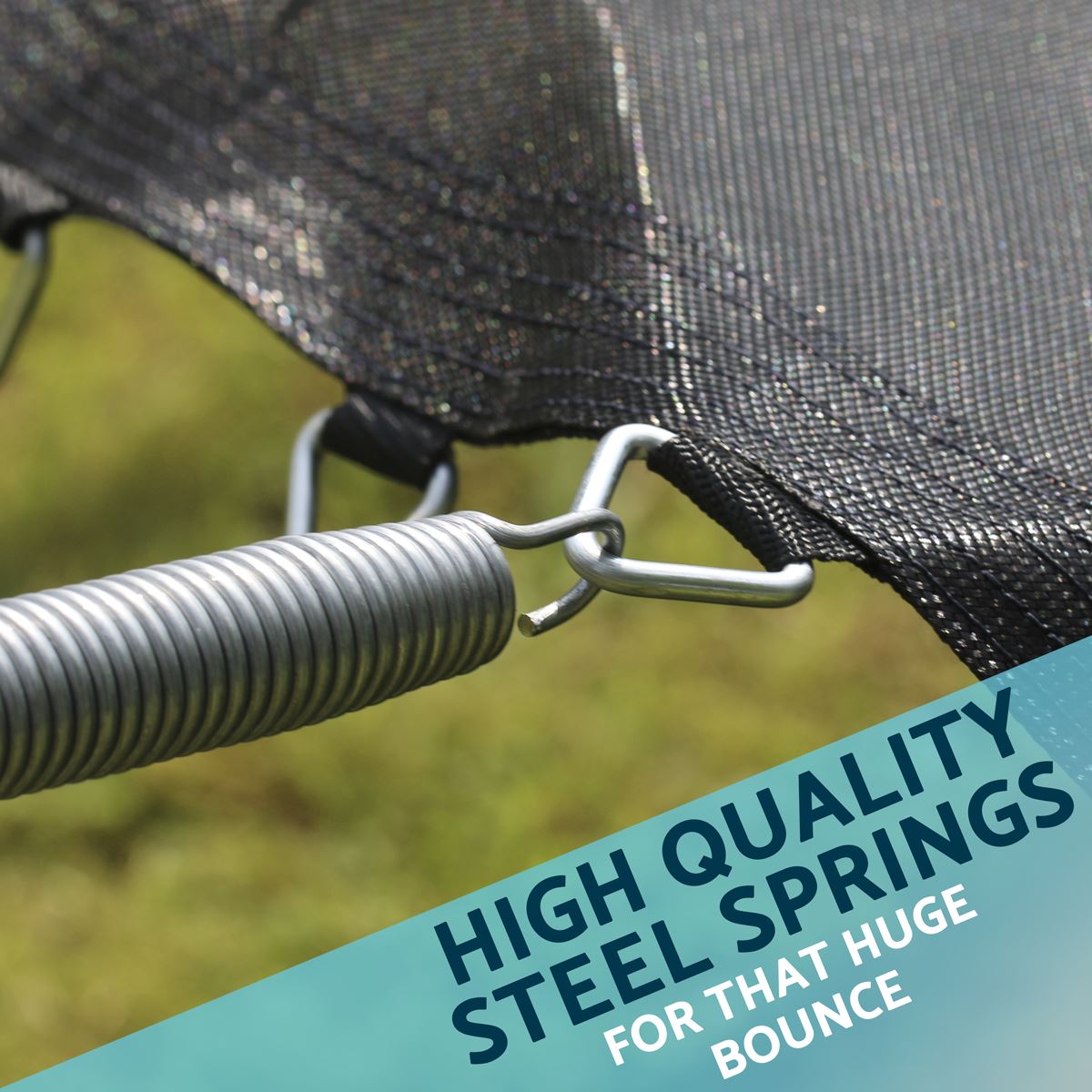 Dellonda 12ft Heavy-Duty Outdoor Trampoline with Safety Enclosure Net DL69