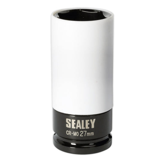 Sealey Alloy Wheel Impact Socket 27mm 1/2"Sq Drive SX03027
