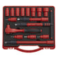 Sealey Insulated Socket Set 16pc 3/8"Sq Dr 6pt WallDrive VDE App. AK7940