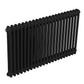 Baridi Horizontal Traditional 2 Column Radiator 600 x 1012mm � Black DH364