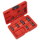 Sealey Flip Socket Set 1/4"Sq Drive 12-Point 8pc SX08