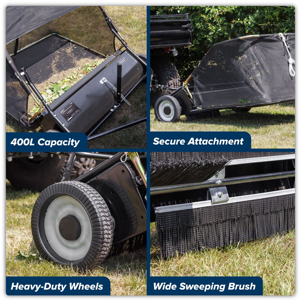 Sealey 42" Tow-Behind Lawn Sweeper SLS42T