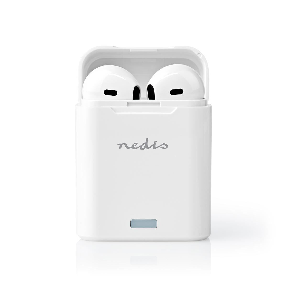 Nedis Fully Wireless Bluetooth® Earphones 3 Hours Playtime Voice Control - HPBT3052WT
