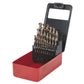 Sealey HSS Cobalt Split Point Fully Ground Drill Bit Set 25pc MM AK4702