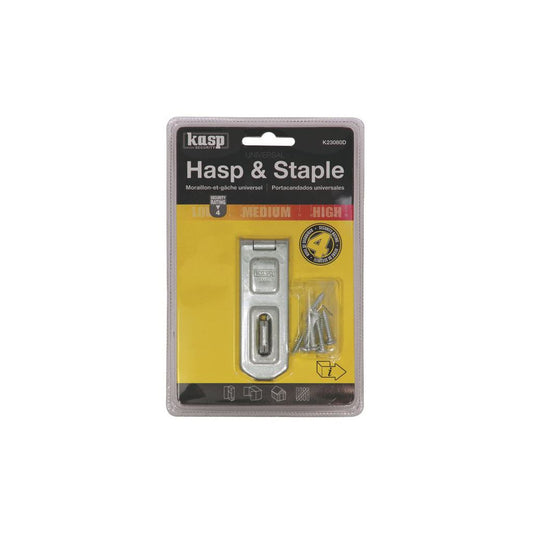 Kasp 230 Hasp & Staple 80mm K23080D