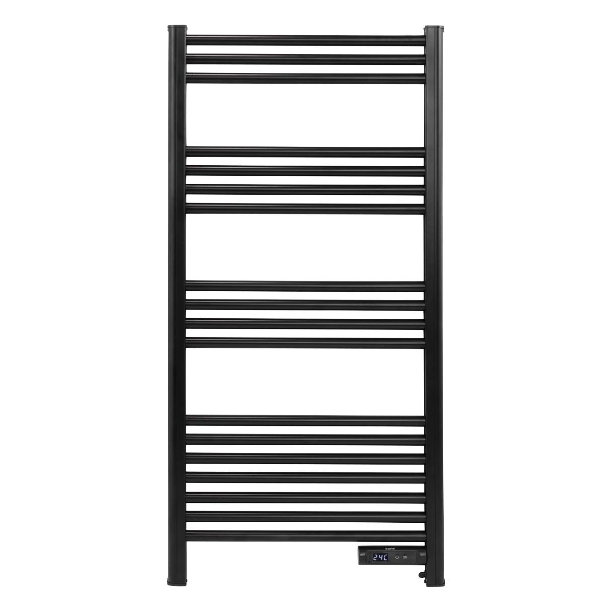 Baridi Electric Heated Towel Rail 1085 x 535mm with LED Display � Black DH371