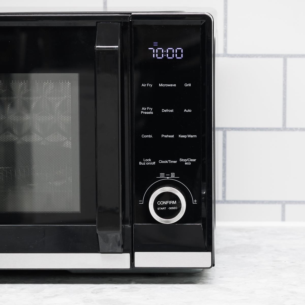 Baridi 7-in-1 Air Fryer Microwave & Grill, 28L Capacity - Black DH277