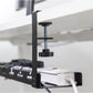 Dellonda Extendable Cable Management Tray 435/730 x 130 x 190 - Black DH276