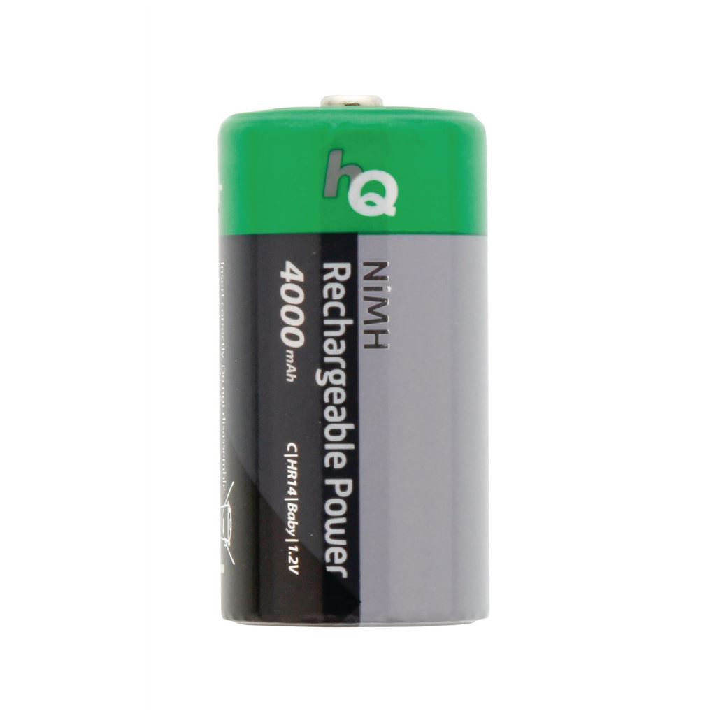 HQ Rechargeable NiMH C battery 4000 mAh, 2-blister - BANM40HR142B