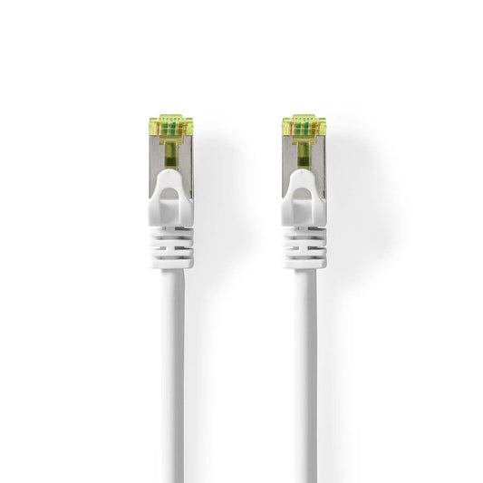 Nedis CAT7 Cable S/FTP RJ45 Male to Male 5m Round LSZH White