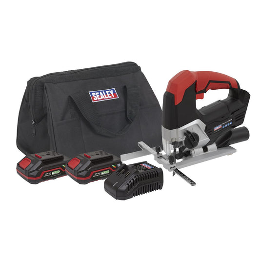 Sealey Cordless Jigsaw Kit 20V - 2 Batteries CP20VJSKIT