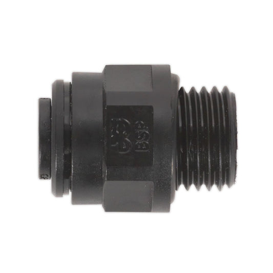 Sealey Straight Adaptor 10mm x 1/4"BSP Pk of 5 (Speedfit-PM011012E) JGC1014
