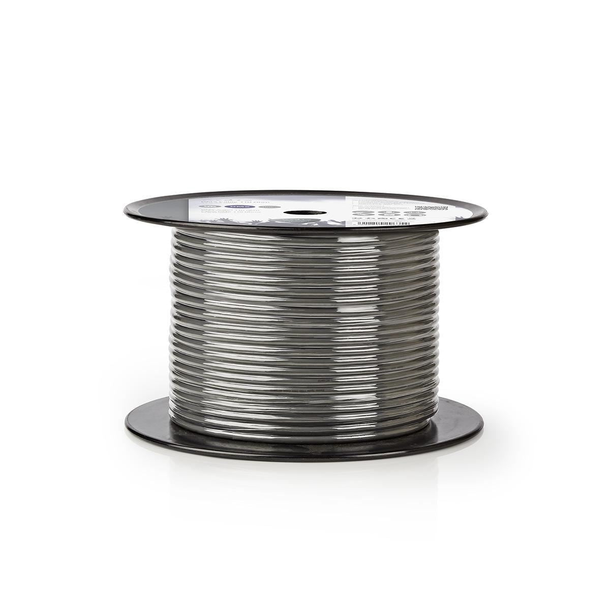 Nedis DMX Cable 110 Ohm 2x 0.23 mm² 100m Reel Grey COTR15021GY100