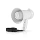 Nedis Supporter Megaphone 100dB 100m Range Country Stickers White
