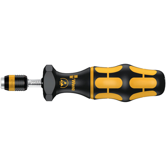 Wera 7446 Torque Driver Adj ESD 1/4 Hex 11-29In.Lbs X 1.0In.Lbs 074734