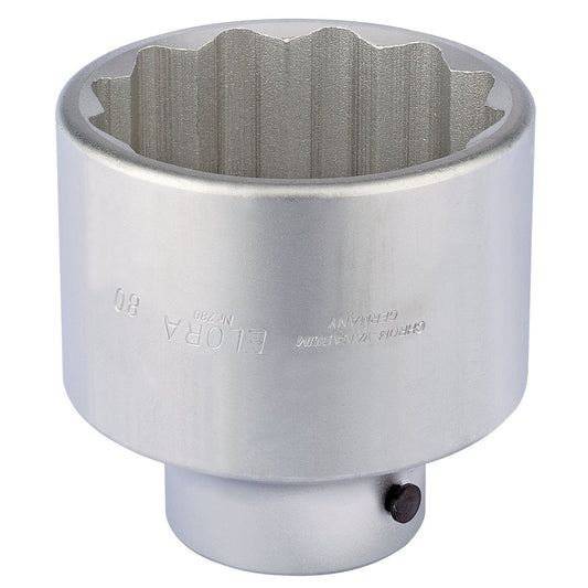 Draper 80mm 1" Sq. Dr. Elora Bi-Hexagon Socket - 67400