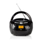 Nedis Boombox 9W Bluetooth® CD Player/FM Radio/USB/Aux Black