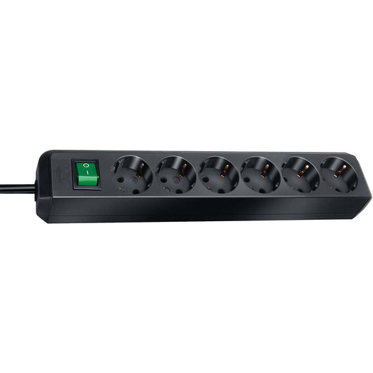 Brennenstuhl Eco-Line 6-way power strip (distribution with switch & 1.5m cable)