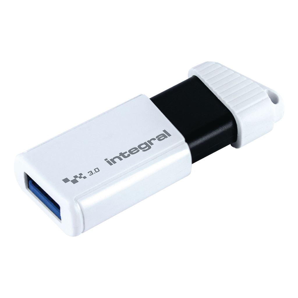 Integral Flash Drive USB 3.0 128GB White/Black