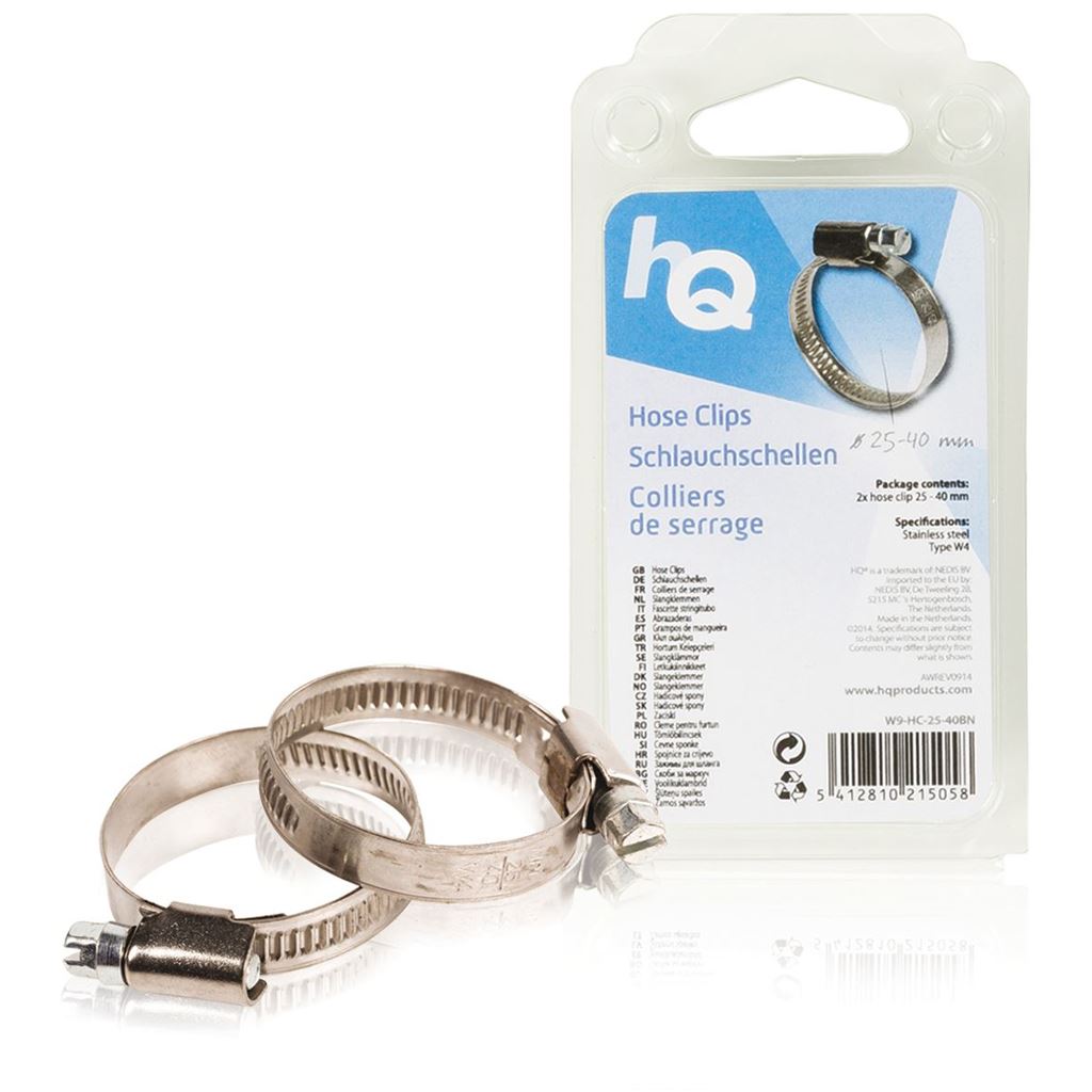 HQ 2x Hose clips 25-40 mm - WAHC2540