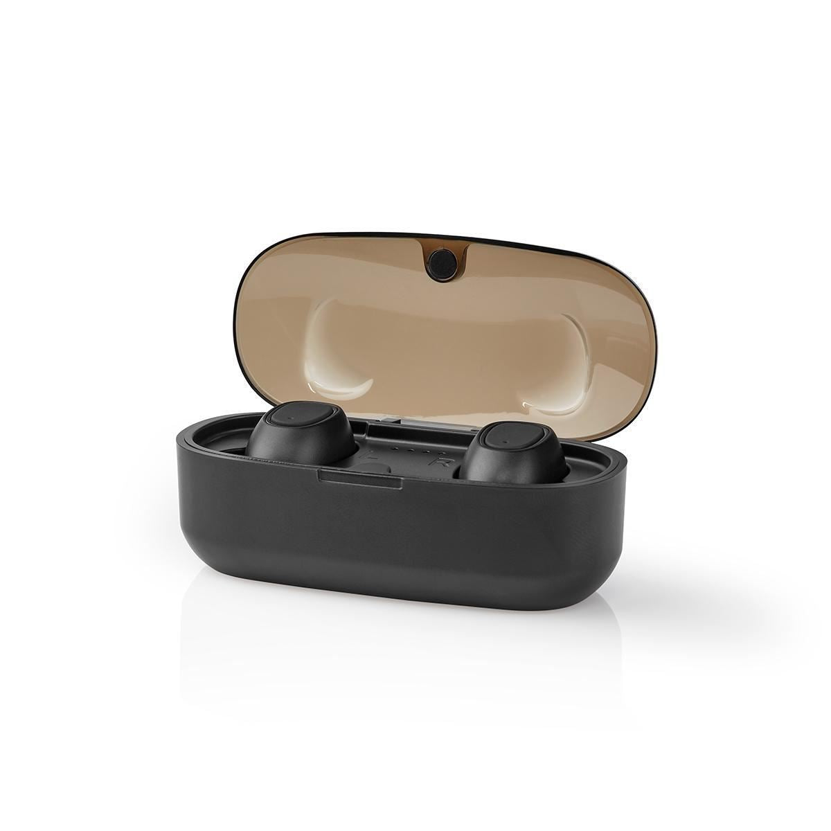 Nedis Fully Wireless Bluetooth® Earphones 5hr Voice Control Wireless Chargeable - HPBT5052BK