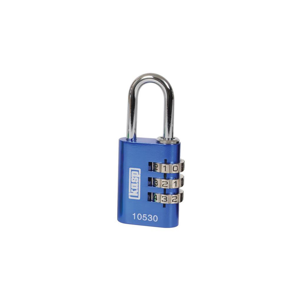 Kasp 105 Combi Padlock Blue 30mm K10530BLUD