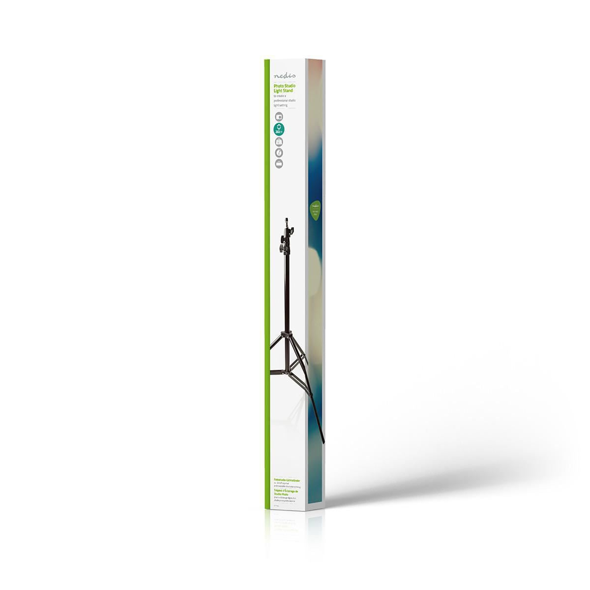 Nedis Photo Studio Light Stand 260cm Spigot SLST20BK
