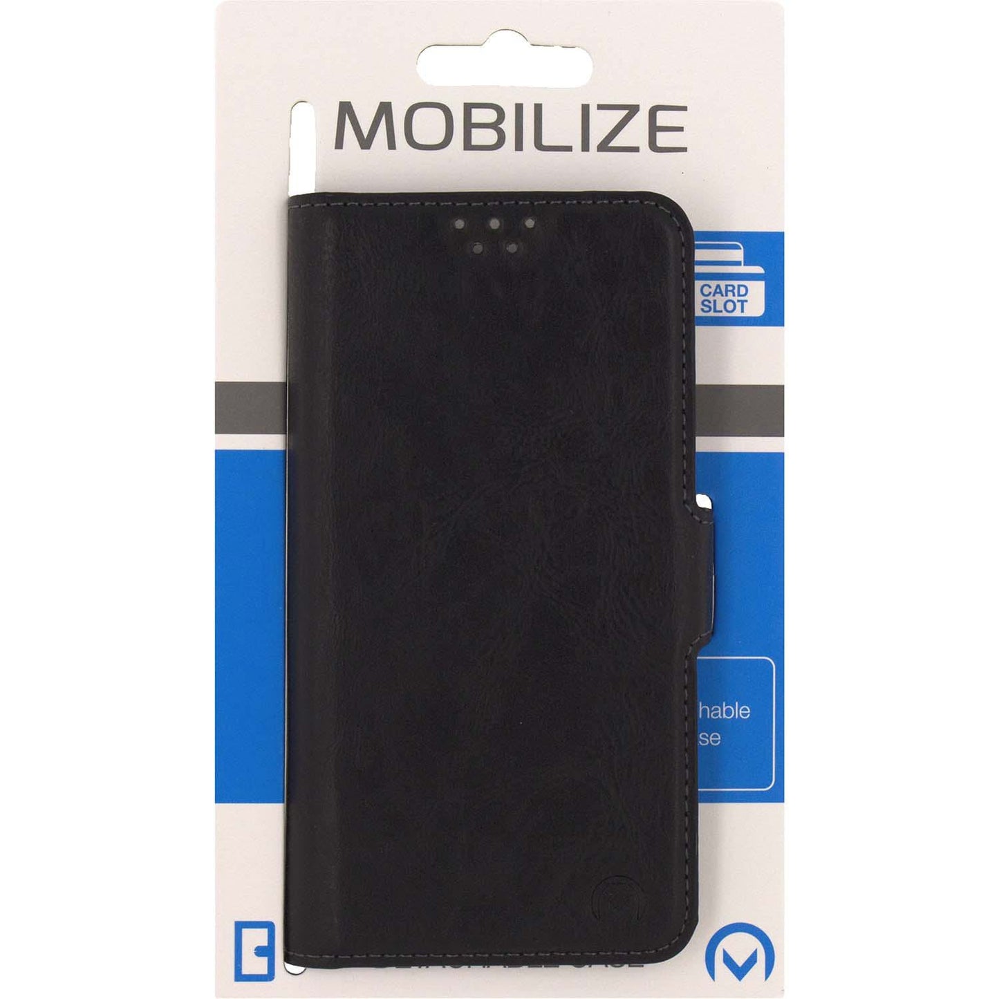 Mobilize Smartphone Premium 2 in 1 Wallet Case Universal L Black MOB-23738