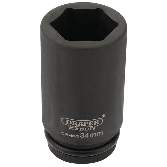 Draper 27142 Expert 34mm 3/4" Square Drive Hi-Torq® 6 Point Deep Impact Socket