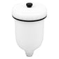 Sealey Paint Spray Gun Pot with Brass Fitting 600ml - White PC01