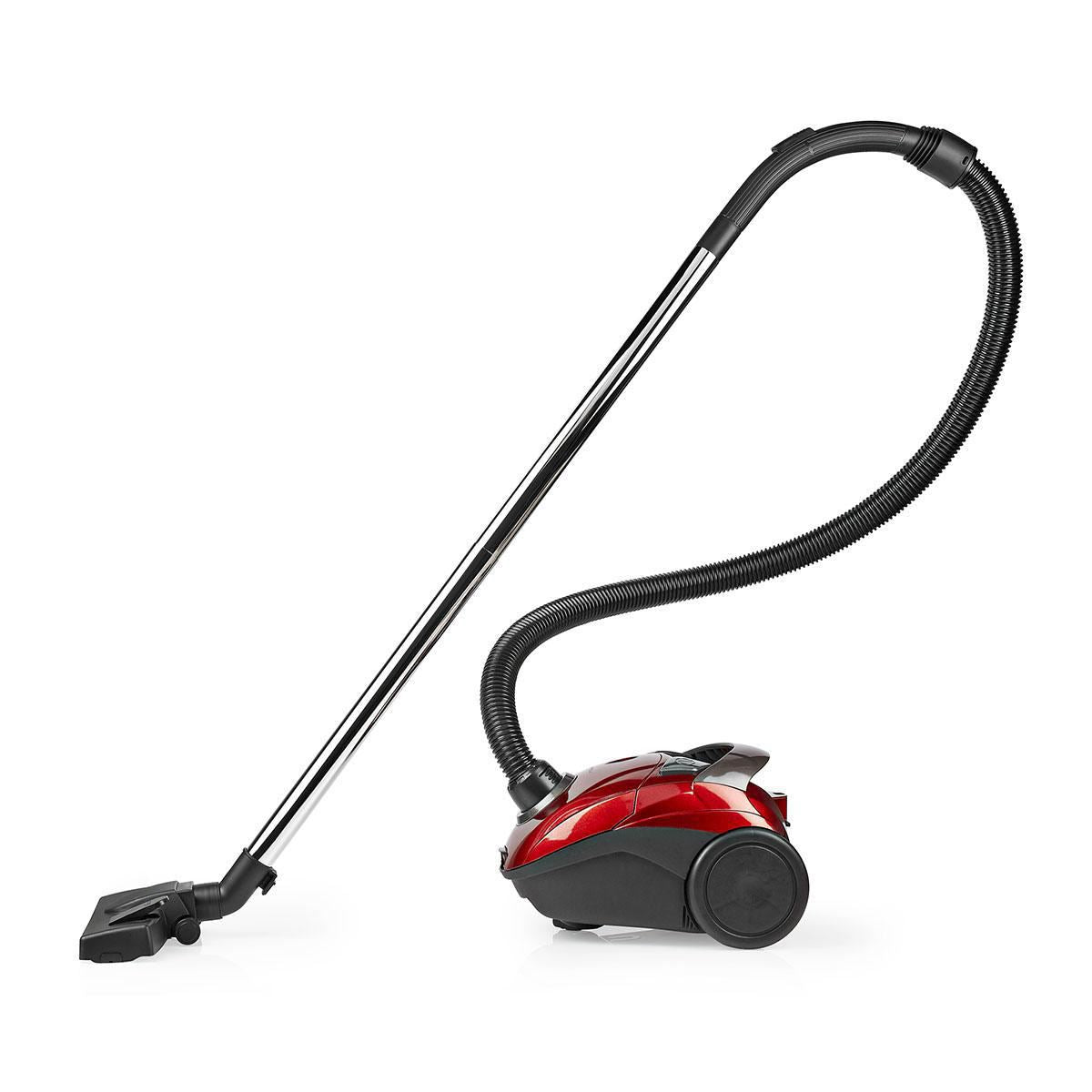 Nedis Vacuum Cleaner With Bag 700W 1.5L Dust Capacity Red - VCBG100RD