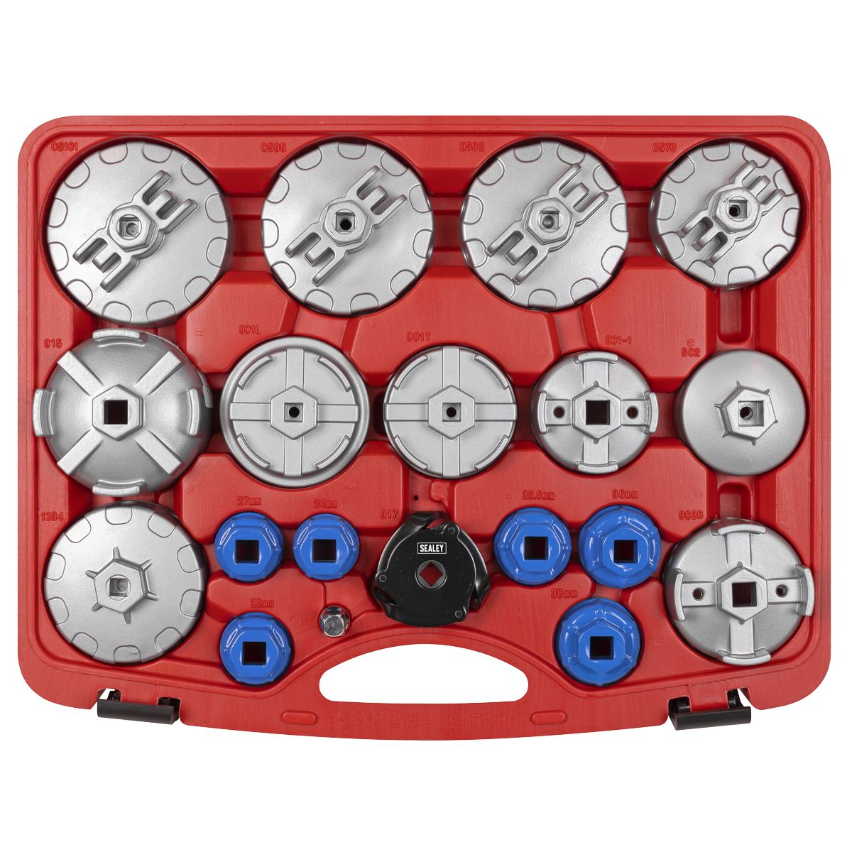 Sealey Oil Filter Cap Wrench Set 19pc VS7013