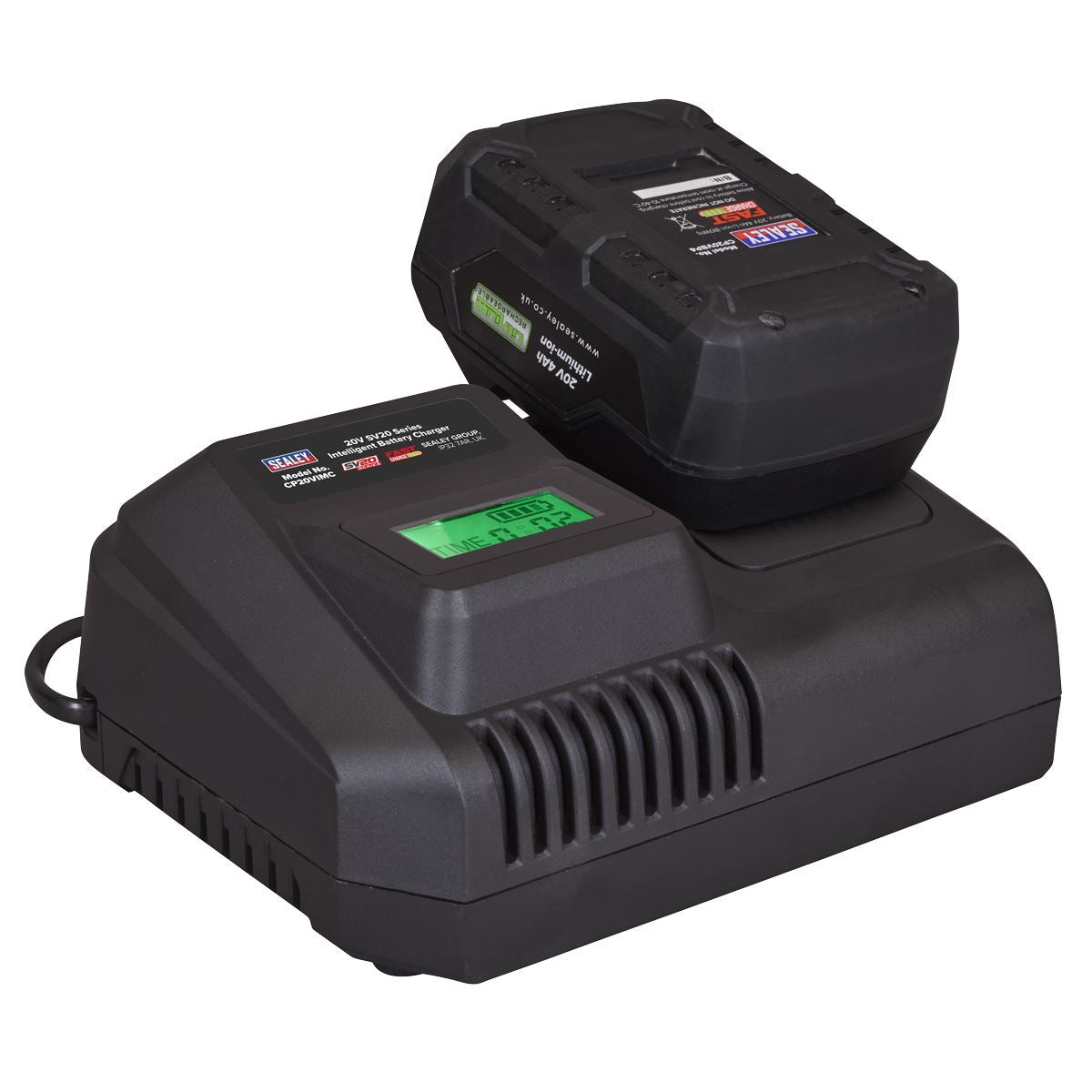 Sealey Intelligent Battery Charger 20V SV20 Series Lithium-ion CP20VIMC