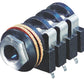 Neutrik NYS215 connector 6.3mm stereo jack socket (chrome ferrule) 8.2mm