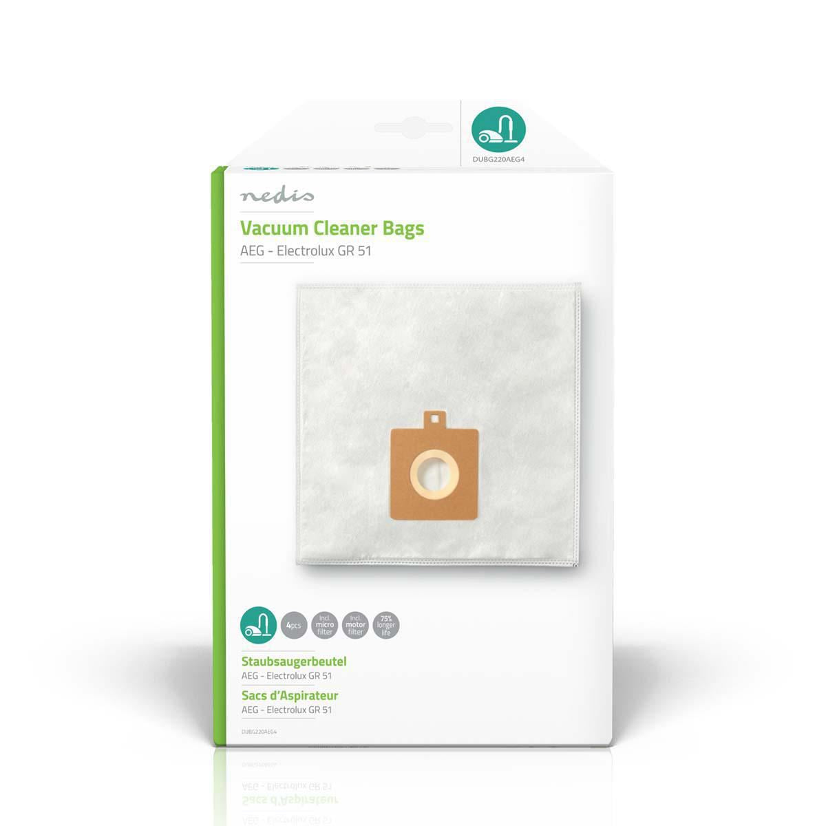 Nedis Vacuum Cleaner Bag AEG to Electrolux GR 51 DUBG220AEG4