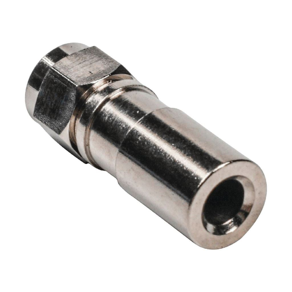 Glaxio Compression F connector DIA 7.00mm metal 10 pcs