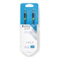 Konig Stereo audio cable 3.5mm male to male 1m grey - CABW22000AT10