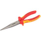 Knipex Knipex 26 18 200UKSBE VDE Fully Insulated Long Nose Pliers (200mm) - 32012