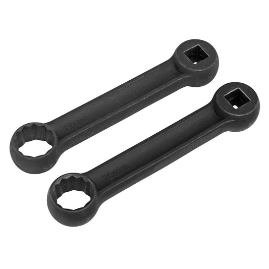 Sealey Mercedes Benz Engine Mount Spanner 16 & 17mm 2pc VS3005