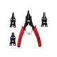 Amtech 4-In-1 Snap Ring Circlip Plier Set Internal External+Spring Loaded Handle - B1500