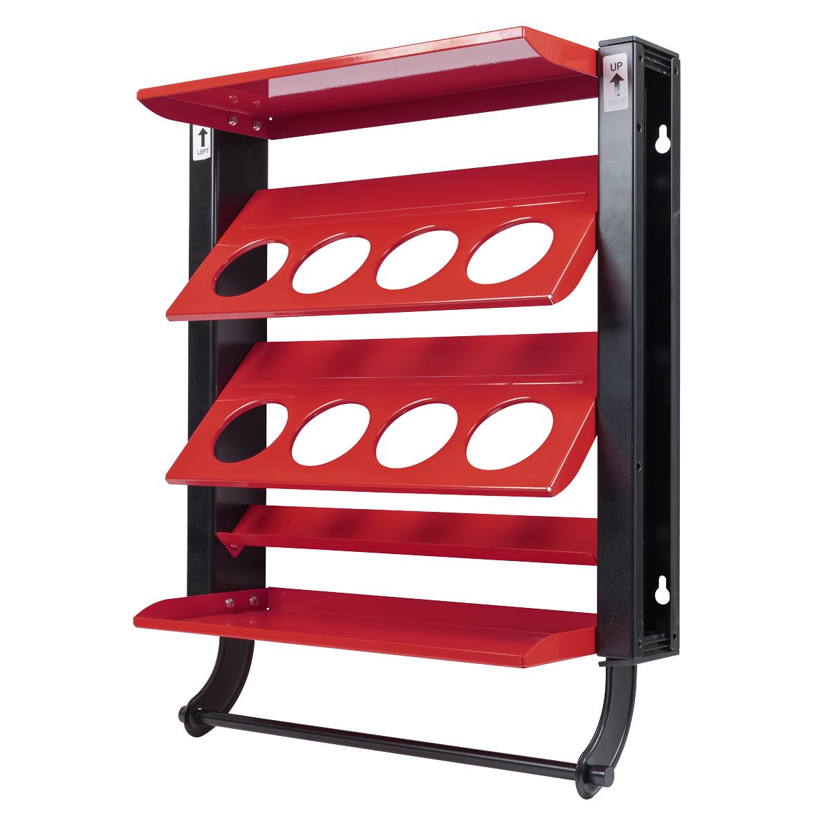 Sealey Spray Can Storage Rack with 8 Can Holders APSCR8