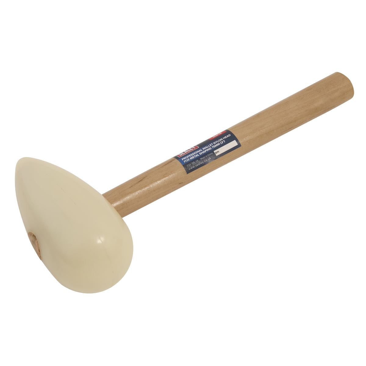 Sealey Professional Mallet Nylon Head for Metal Shaping 75mm (3") MW18