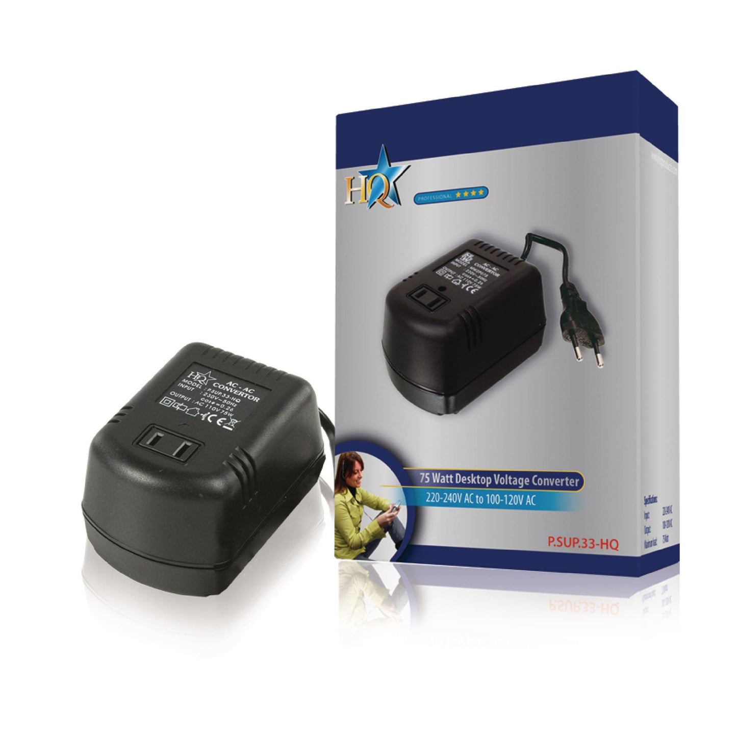HQ Power Converter 230 VAC to AC 110 V 0.6 A P.SUP.33-HQ - POCO101