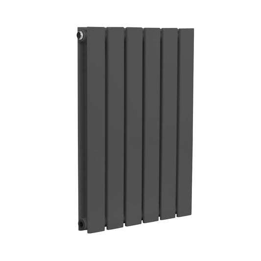 Baridi Horizontal Radiator Contemporary Double Flat Panel Design 420 x 600mm � Anthracite DH338