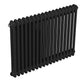 Baridi Horizontal Traditional 2 Column Radiator 600 x 832mm � Black DH363