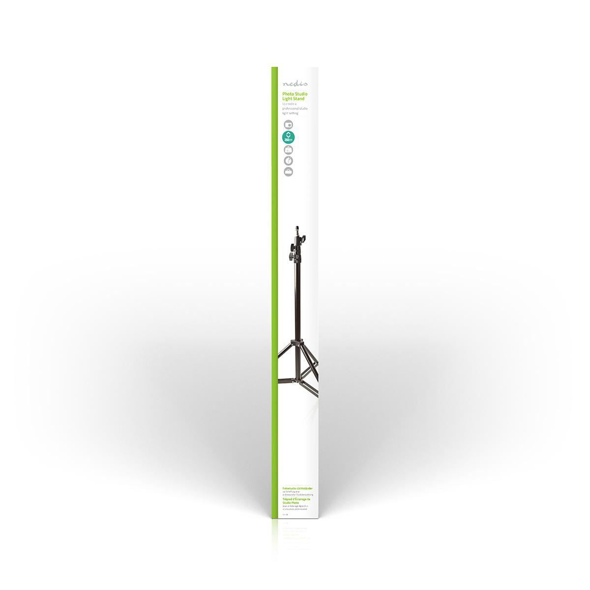 Nedis Photo Studio Light Stand 260cm Spigot SLST20BK