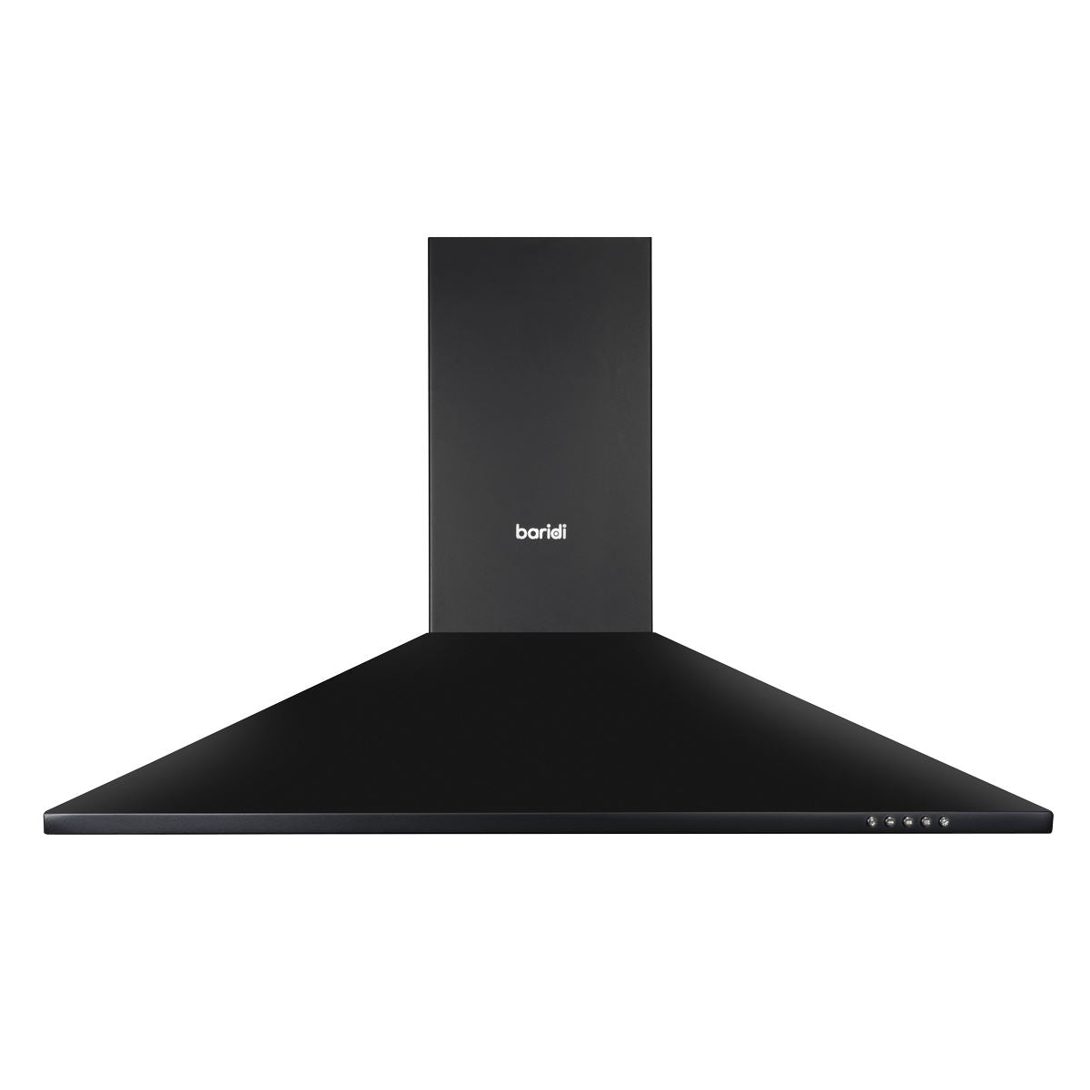Baridi Cooker Hood, Chimney Style with Carbon Filters 90cm - Black DH59