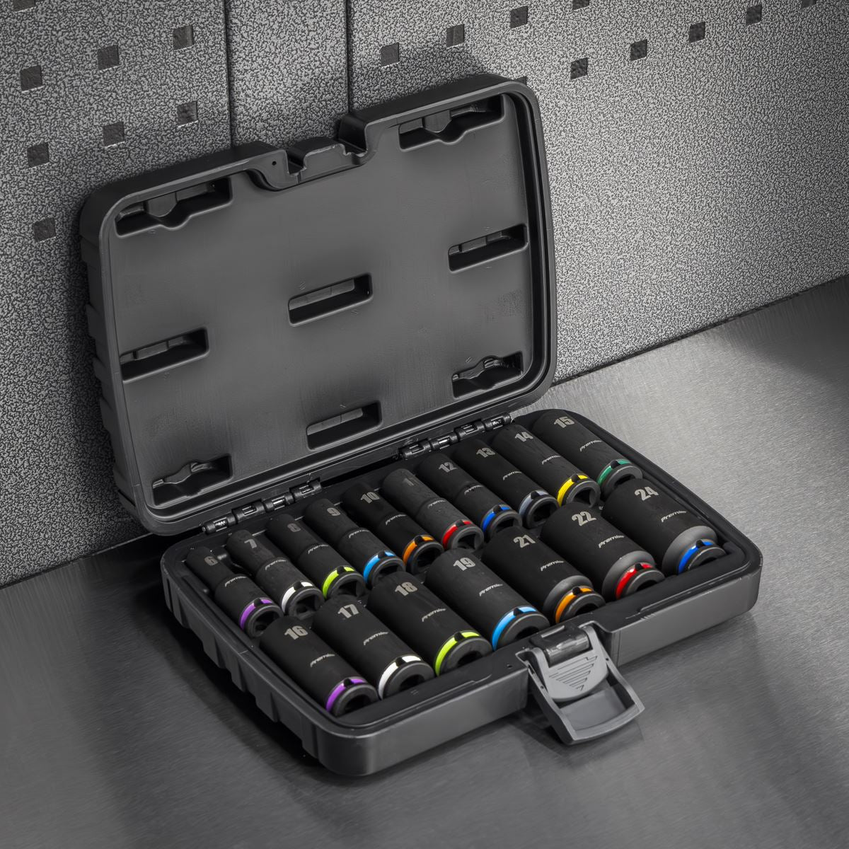 Sealey Premier Deep Impact Socket Set 3/8�Sq Drive 17pc AK68219