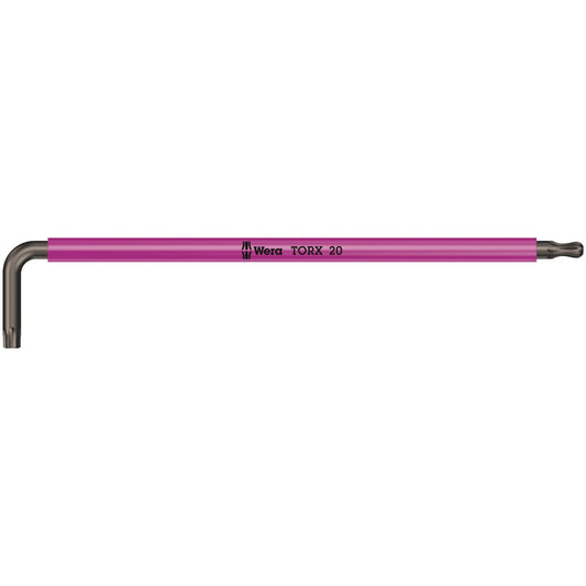 Wera 967 Spkxl Torx� Multicolour L-Key TX 20/137 Long Blacklaser 024485